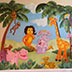 jungle story mural