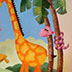 jungle story mural close-up